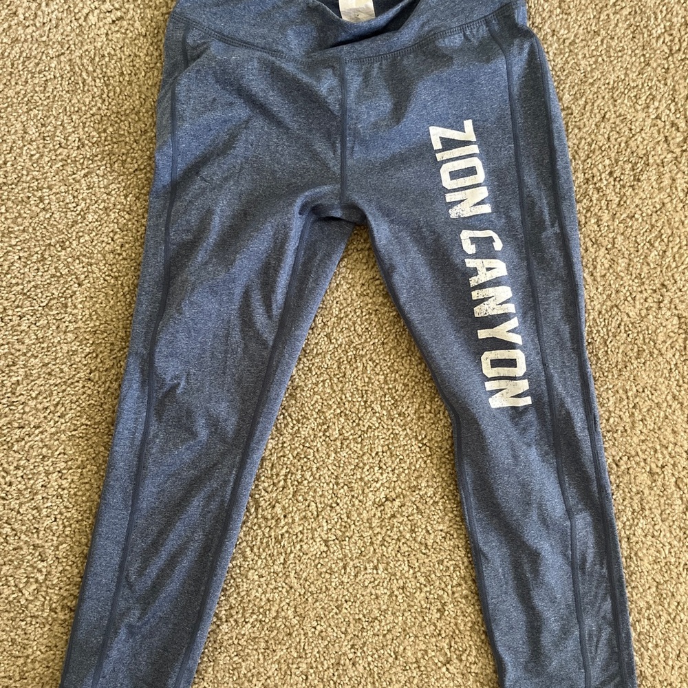 Zion Canyon Blue Leggings